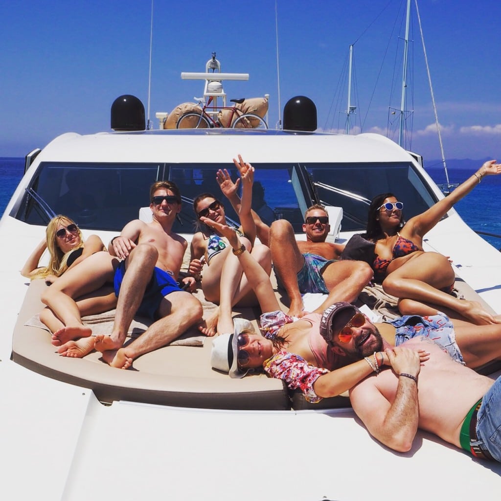Yacht trip to Formentera Ibiza Lady Trekking