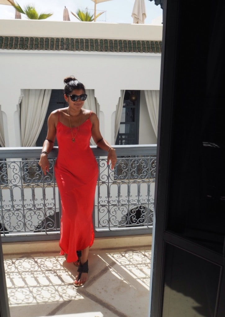 Marrakech - Riad Round Up Lady Trekking Bonnie