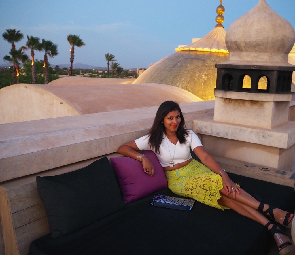 Lady Trekking in Marrakech