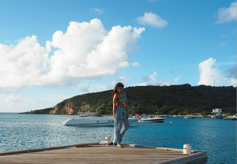 Nautical Caribbean fashion Kini swimwear