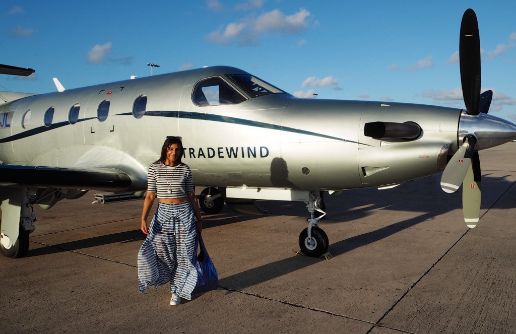 Lady Trekking St Barth Private Jet