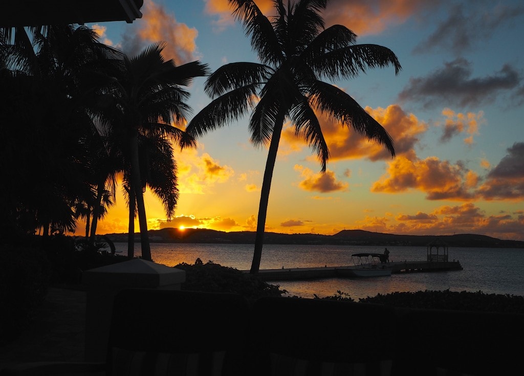 Caribbean Sunset image credit LadyTrekking.com Jumby Bay