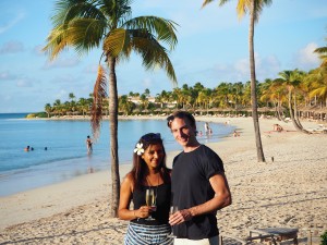 Lady Trekking Bonnie Jumby Bay Caribbean Island Hop