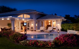 Jumby bay pool Villa Lady Trekking