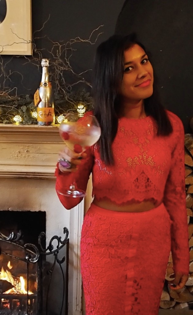 Happy xmas from Lady Trekking Bonnie Rakhit Veuve Clicqout Rich
