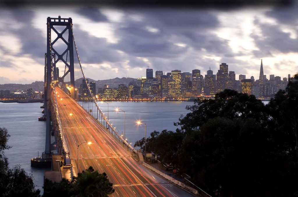 San Francisco Lady Trekking California Road Trip