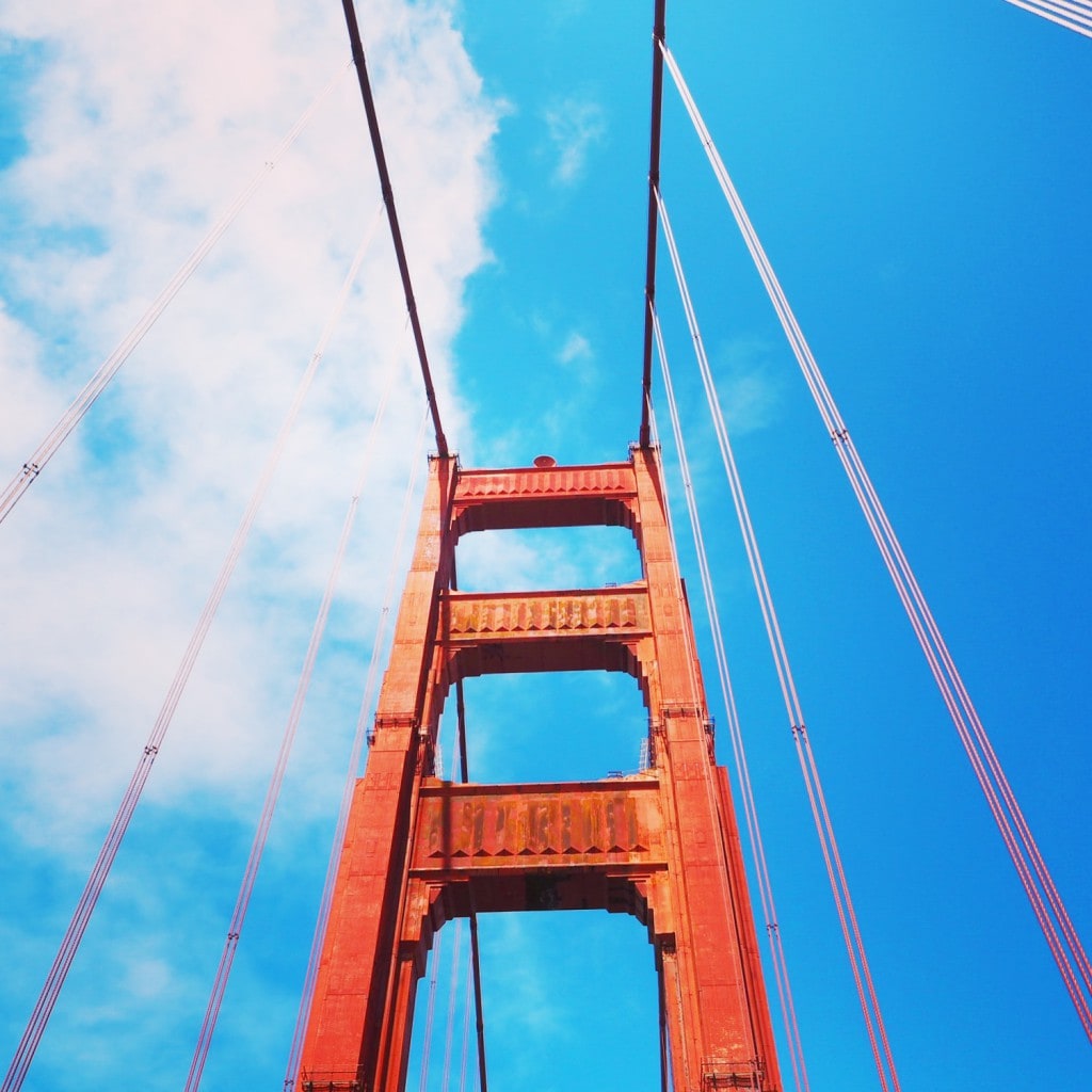 San Francisco Lady Trekking California Road Trip