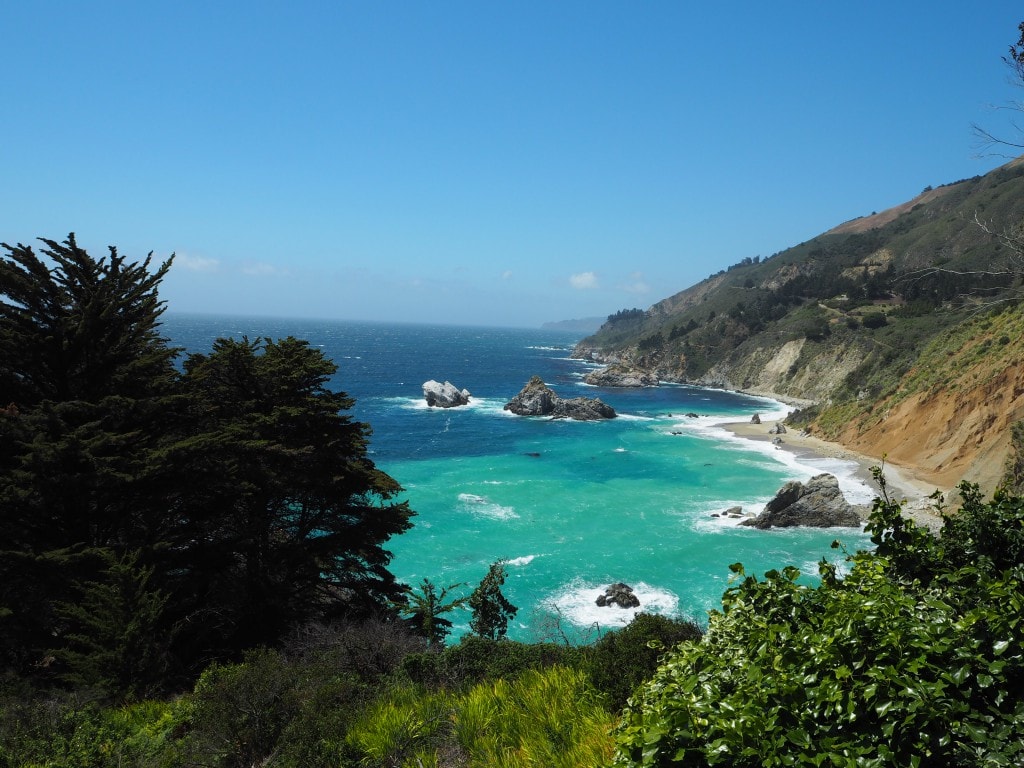 Julia Pfeiffer State Park Big Sur Lady Trekking