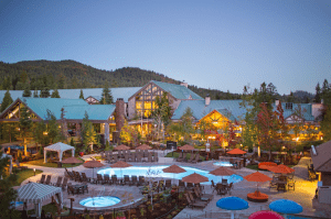 Tenaya Lodge Luxury hotel Yosemite Lady Trekking