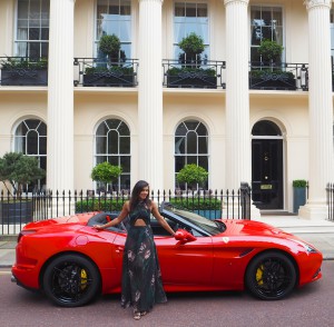 Lady Trekking Bonnie Rakhit Ferrari Cars