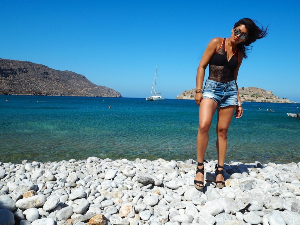 Crete blue palace Bonnie Rakhit Lady Trekking