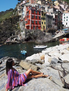 cinque terre Lady Trekking Bonnie Rakhit