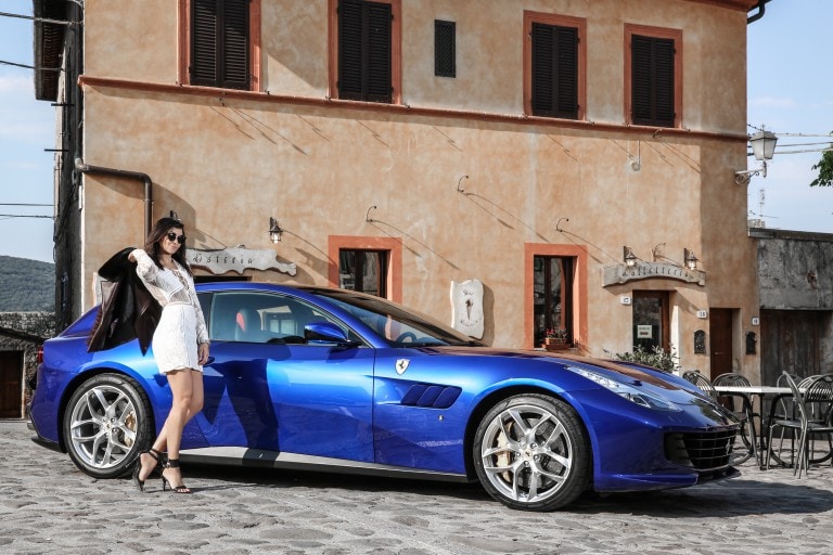 Lady Trekking Bonnie Rakhit Ferrari Shoot