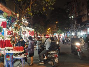 Hanoi night market fake bags