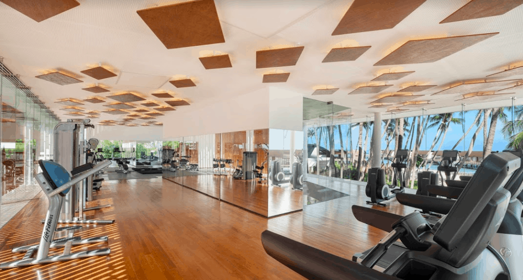 gym at westin maldives wellness
