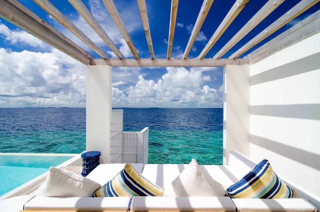 Amilla maldives water lagoon villa private pool
