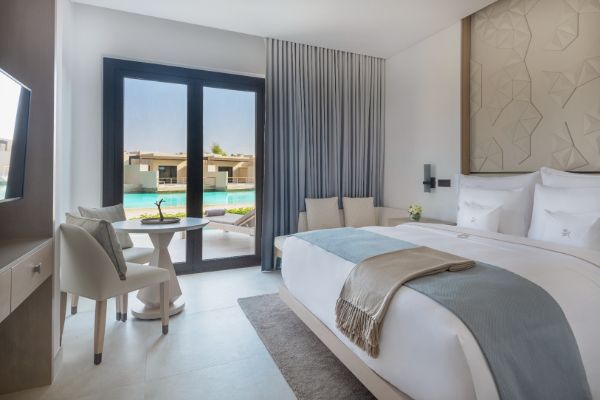 Zulal wellness resort qatar suite bedroom